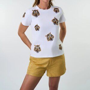 LSU Game Day Sparkle City - White Tiger Takeover Top